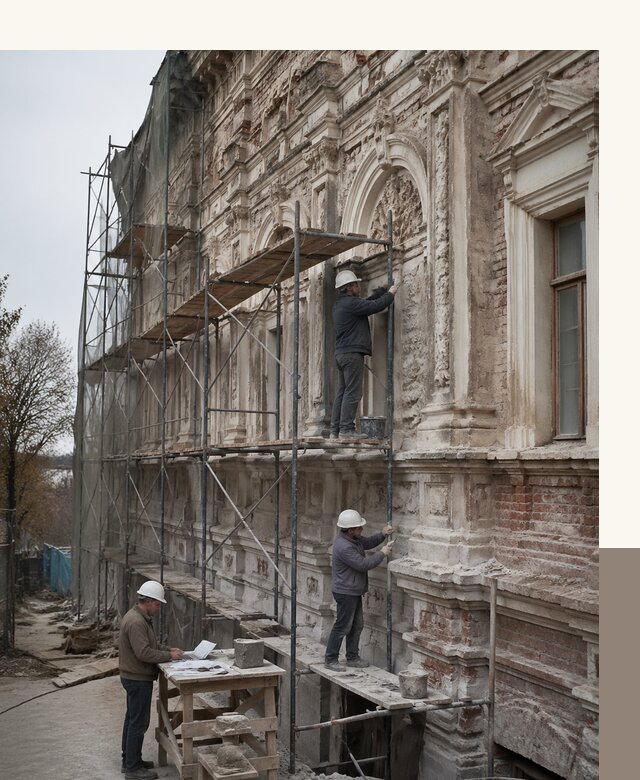 Реставрация объектов культурного наследия под ключ в Химках